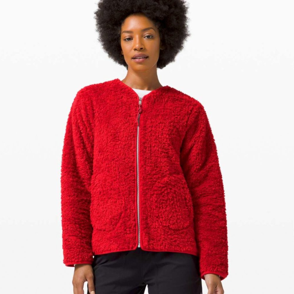 Lululemon Oh So Sherpa Full Zip - Size 2